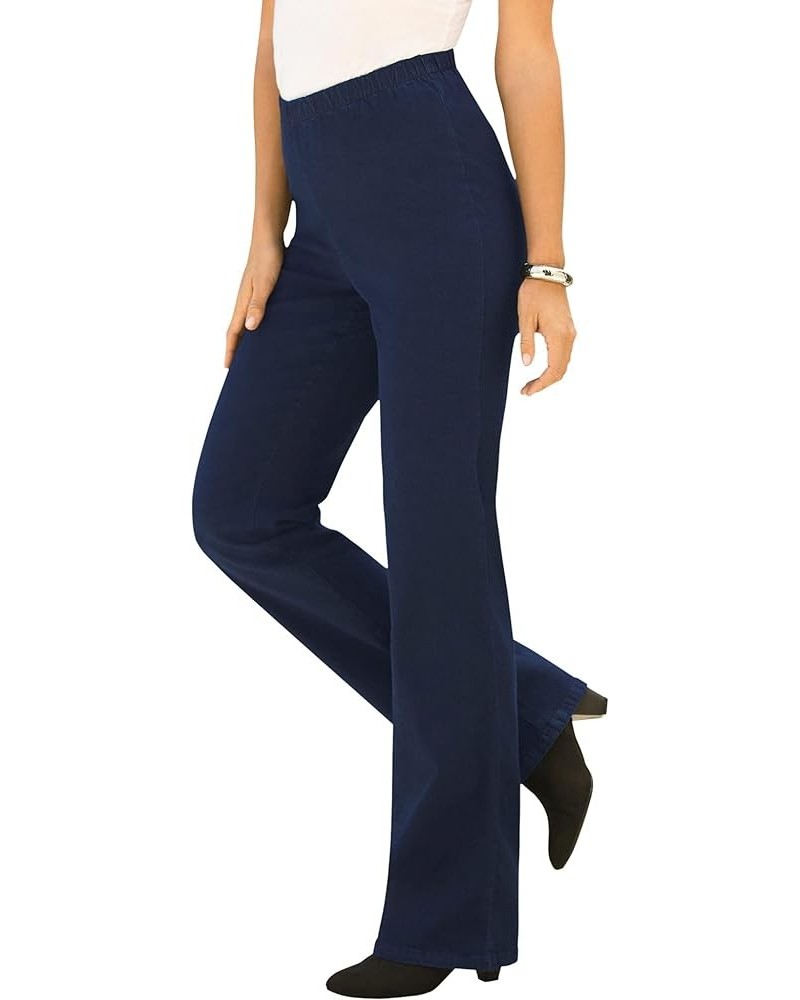 Women's Plus Size Petite Bootcut Comfort Stretch Jean Indigo Wash $16.58 Jeans