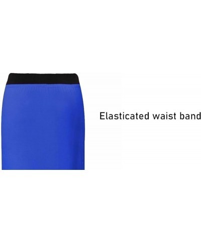 Women's Stretchy Maxi Skirt Long Skirt Waist Band Lounge Skirt Beach Party Skirts Royal $9.80 Skirts