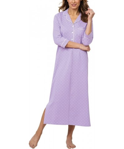 Long Women's Nightgowns & Sleepshirts - Night Gown, 100% Cotton Lavender $26.09 Sleep & Lounge