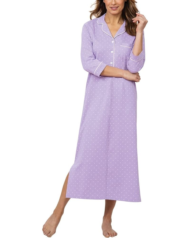 Long Women's Nightgowns & Sleepshirts - Night Gown, 100% Cotton Lavender $26.09 Sleep & Lounge