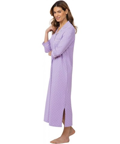 Long Women's Nightgowns & Sleepshirts - Night Gown, 100% Cotton Lavender $26.09 Sleep & Lounge