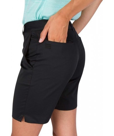 Womens Bermuda Golf Shorts 8 ½ Inch Inseam - Quick Dry Active Shorts with Pockets, Athletic and Breathable Jet Black $29.92 A...