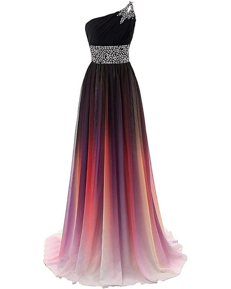 Women's Ombre Evening Dresses for Weddings Formal Gown Long Prom Party Dress One2-color $45.60 Dresses