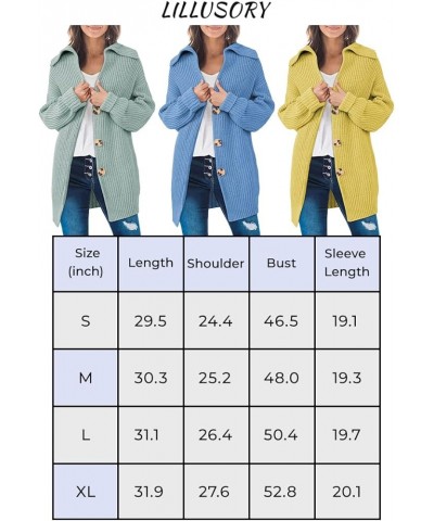 Womens Fall 2022 Long Sleeve Slouchy Soft Cable Knit Cardigan Open Front Button Chunky Sweater Coat Outerwear Wine Red $29.63...