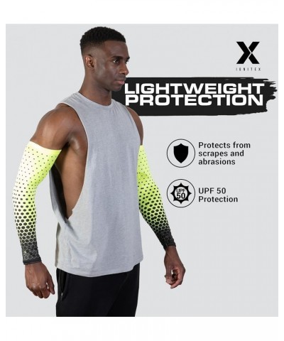 UV Sun Sleeves - Cover Up Men & Women - Compression, Cooling Arm Sleeve - UPF 50 Arm Shield Sun Protection Ignite Yellow $7.8...