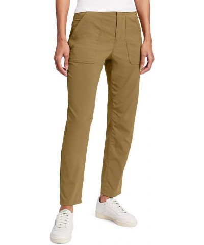 Women's Sightscape Horizon Slim Straight Ankle Pants Tall Dk Tan $42.63 Pants