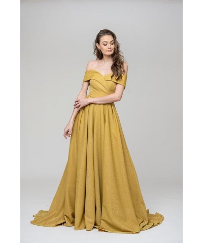 Glitter Off Shoulder Prom Dresses Sequin A Line Bridesmaid Dress Formal Evening Dress for Women,R103 Lilac $45.64 Dresses