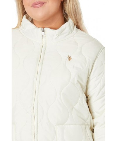 Plus Size Onion Quilted Liner Jacket with Elastic Hem Vanilla Prep $22.30 Jackets