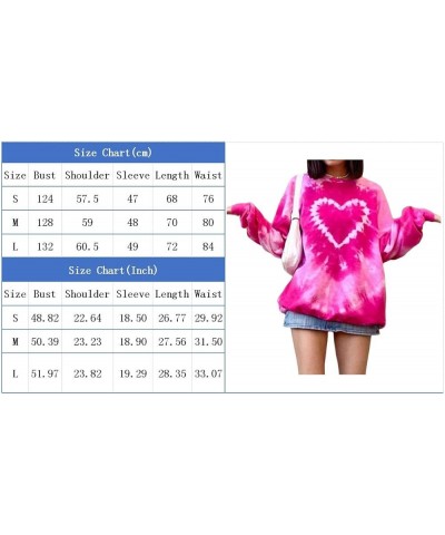 Women Y2K Oversized Sweatshirt Long Sleeve Crewneck Graphic Loose Pullover Top Vintage 90S E-Girl Shirt Streetwear B-pink $13...