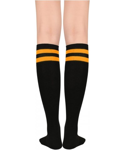 womens Sports 1 Pair Black Orange $6.04 Socks