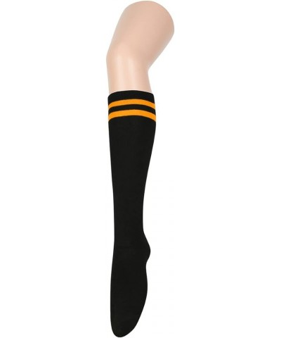 womens Sports 1 Pair Black Orange $6.04 Socks