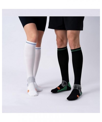 (3 pairs) Compression Socks for Women and Men 20-30mmHg Knee High Socks - Best Support for Circulation, Runner, Nurses 3p3 Bl...