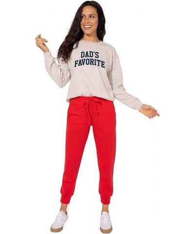 Women's Kale Sweatshirt Dad's Favorite - Oatmeal $32.85 Activewear