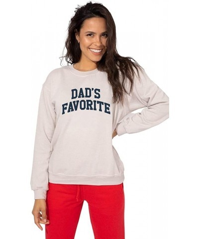 Women's Kale Sweatshirt Dad's Favorite - Oatmeal $32.85 Activewear