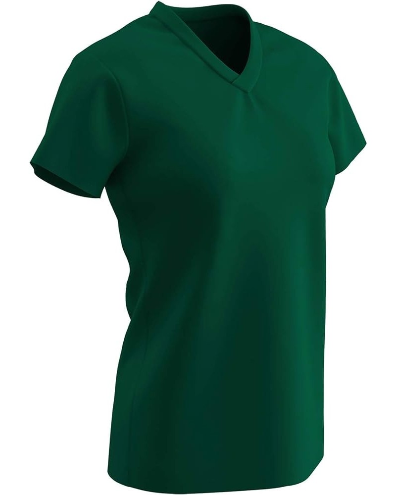 Women's Star Ladies' V-Neck T-Shirt Medium Forest Green $8.41 Jerseys