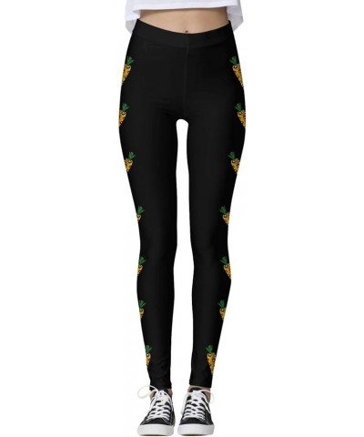 Easter Leggings for Women Cute Bunny Printed Color Block Pants Soft Comfortable Workout Going Out Pants 03 Yellow $8.83 Leggings