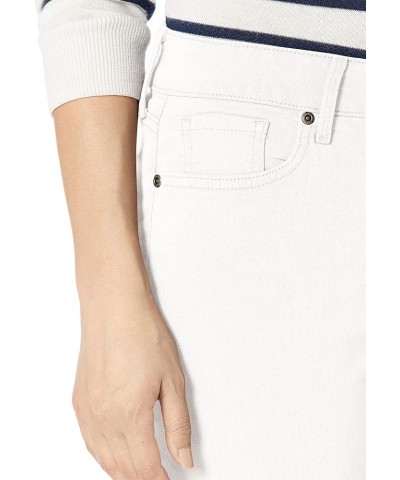 Women's Marilyn Straight Crop Cuff Jeans | Cropped Slimming Jeans Optic White $28.32 Jeans