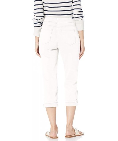 Women's Marilyn Straight Crop Cuff Jeans | Cropped Slimming Jeans Optic White $28.32 Jeans