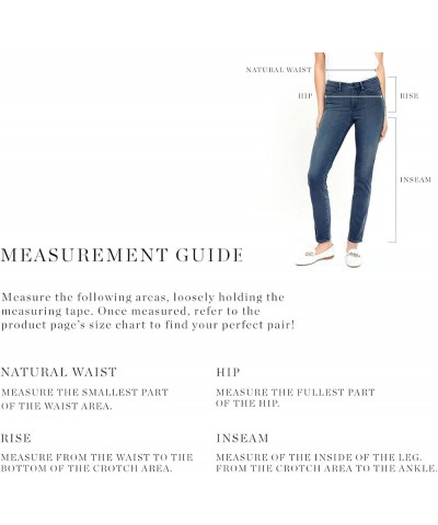 Women's Marilyn Straight Crop Cuff Jeans | Cropped Slimming Jeans Optic White $28.32 Jeans