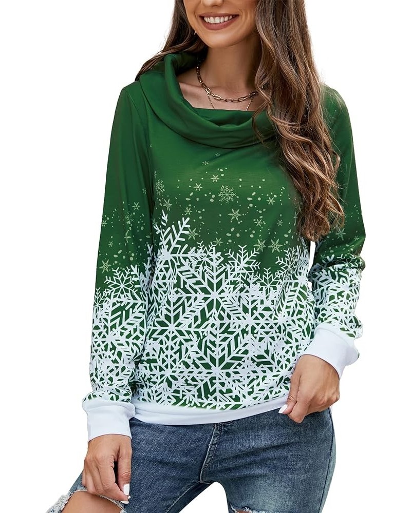 Women's Soft Green Snowflake $7.27 Dresses