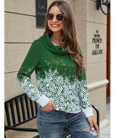 Women's Soft Green Snowflake $7.27 Dresses