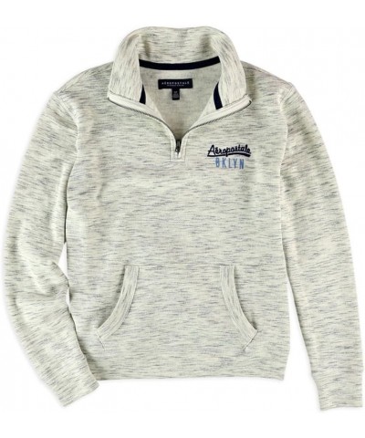 Womens Marled BKLYN Sweatshirt, Off-White, X-Small $11.12 Hoodies & Sweatshirts