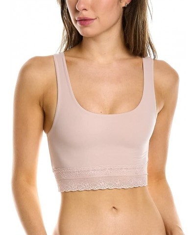 Women Bliss Perfection Lace Trim Bralette Rose Beige $20.29 Lingerie