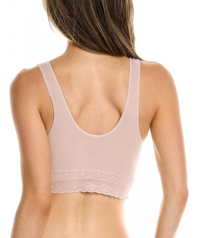 Women Bliss Perfection Lace Trim Bralette Rose Beige $20.29 Lingerie