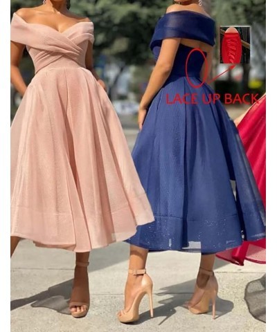 Midi Cocktail Dresses for Women Formal Prom Dress with Pockets Tea Party Graduation Evening Dresses Black-2 $31.57 Dresses