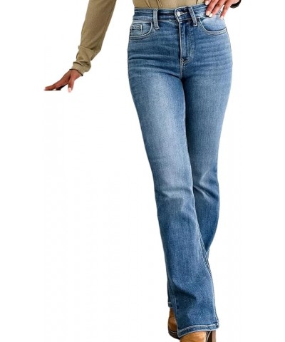 Holy Grail Tummy Control Bootcut Jeans, Holy Grail Jeans, Holy Grail Bootcut Jeans for Women Blue-tall $19.88 Jeans