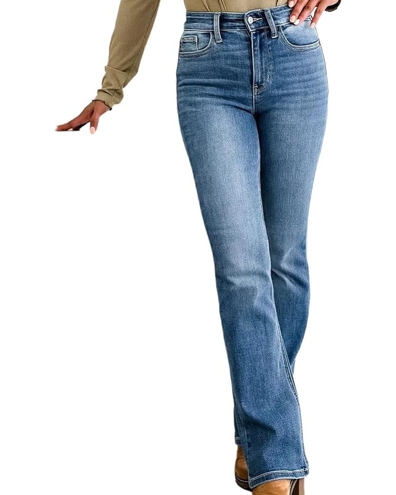 Holy Grail Tummy Control Bootcut Jeans, Holy Grail Jeans, Holy Grail Bootcut Jeans for Women Blue-tall $19.88 Jeans