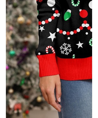 Women Ugly Christmas Cardigan Sweater Long Sleeve Button Down Cozy V Neck Sweater Soft Knitwear Christmas-05 $10.79 Sweaters