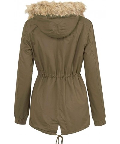 Women's Casual Military Anorak Jacket - Lightweight Detachable Hooded Safari Utility Wjc2068_olive $22.39 Jackets