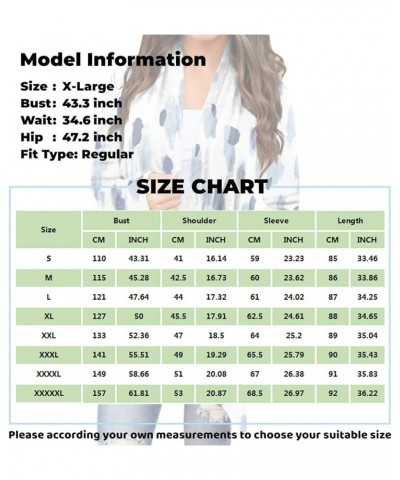 Spring Fashion for Women,2024 Spring Trendy Print Cardigan Fashion Casual Floral Print Medium Length Cardigan Jacket Coat 1-g...